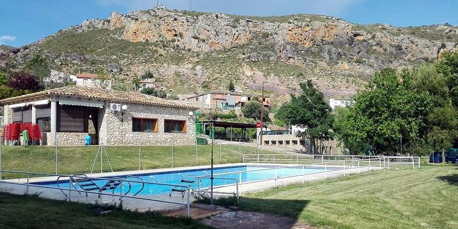 Zona del camping de Trasobares