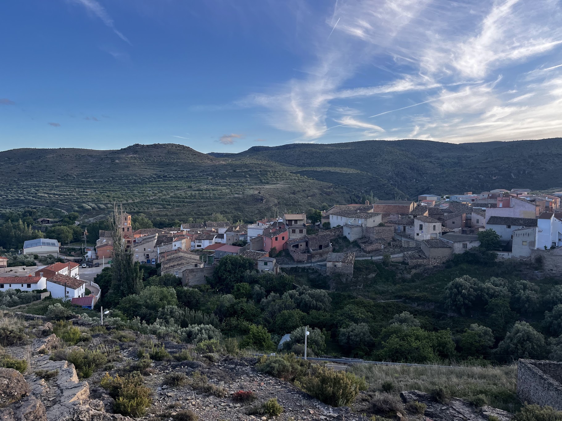 Vista del pueblo de Trasobares